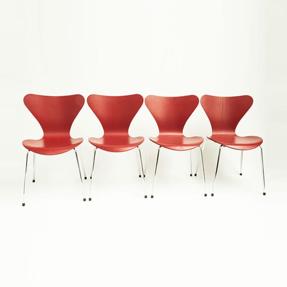 Seven Chair, Model 3107, Set of 4 